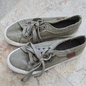 Blowfish Olive Green Slip-On Canvas Shoe